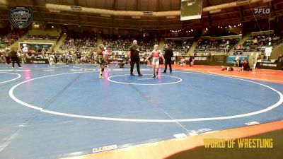 81 lbs Consi Of 16 #2 - Brylee Irsik, Nebraska Wrestling Academy vs Livie Kallal, New Prague Wrestling