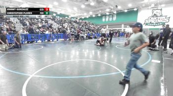 157 lbs Cons. Round 2 - Christopher Flores, Perris vs Johnny Gonzalez, Cathedral City