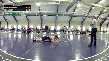184 lbs Quarterfinal - Levi Abbott, West Liberty vs Easton Belfiore, Edinboro-Unattched