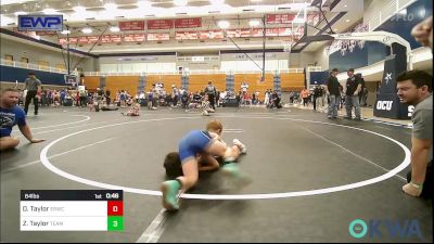 64 lbs Consi Of 4 - Donnie Taylor, El Reno Wrestling Club vs Zeke Taylor, Team Guthrie Wrestling