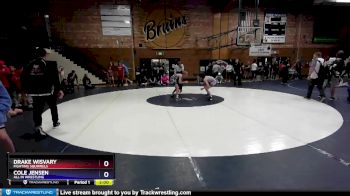 87 lbs Round 3 - Drake Wisvary, Fighting Squirrels vs Cole Jensen, All In Wrestling