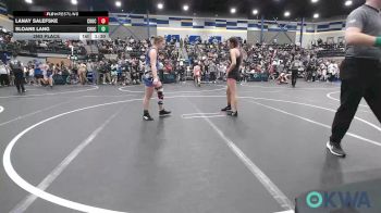 125 lbs Rr Rnd 5 - Lanay Salefske, Choctaw Ironman Youth Wrestling vs Sloane Lang, Choctaw Ironman Youth Wrestling