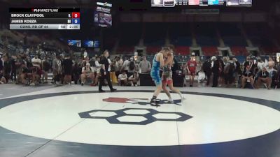 150 lbs Cons. Rd Of 64 - Brock Claypool, Illinois vs James Kosza, Michigan