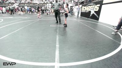 55 lbs Rr Rnd 2 - Messiah Gonzalez, Shelton Wrestling Academy vs Keon Nicholson, Del City Little League Wrestling