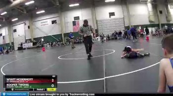 60 lbs Round 1 (6 Team) - Kooper Twohig, Kearney Matcats - Gold vs Wyatt McDermott, G.I. Grapplers Gold