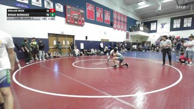 122 lbs Cons. Round 2 - Ethan Burbano, Pounders WC vs Dallas Rios, Citrus Valley