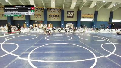 157 lbs Cons. Round 2 - Wyatt Spencer, Bluefield State vs Aiden Sanders, Noke Wrestling RTC