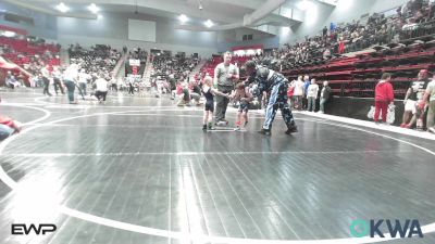 45 lbs Consi Of 8 #2 - Robert Cole Rainbolt, Pittbull Wrestling vs Colson Starr, Hilldale Youth Wrestling Club