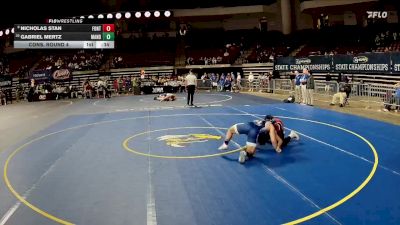 D 1 150 lbs Cons. Round 4 - Nicholas Stan, Fontainebleau vs Gabriel Mertz, Mandeville