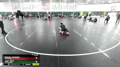 133 lbs Cons. Round 2 - Miguel Sanson, Unattached vs Joey Roti, UW-Parkside