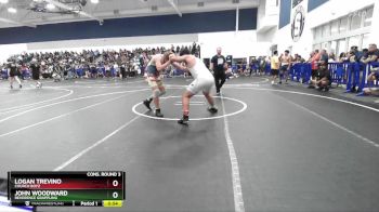 215 lbs Cons. Round 3 - John Woodward, Reverence Grappling vs Logan Trevino, Church Boyz