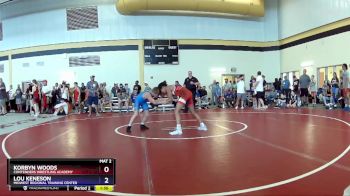 100 lbs Cons. Round 3 - Korbyn Woods, Contenders Wrestling Academy vs Lou Keneson, Midwest Regional Training Center