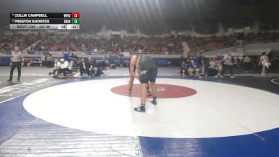 287-D1 Cons. Round 3 - Preston Shorter, Chandler High School vs Collin Campbell, Williams Field High School