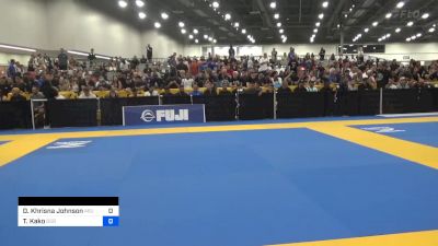 Demetrious Khrisna Johnson vs Takuto Kako 2024 World Masters IBJJF Jiu-Jitsu Championship