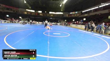 180 lbs Semifinal - Wacey Mann, Tuba City Boarding School vs Kipton Beatse, Stampede Wrestling Club