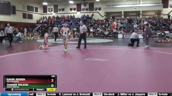 120 lbs Semifinal - Tanner Wilson, Independence vs Gavin Jensen, Williamsburg