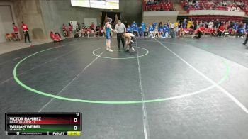 113 lbs Quarters & 1st Wb (16 Team) - Victor Ramirez, Dallas Hillcrest vs William Weibel, Leander