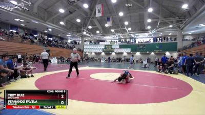 126 lbs Cons. Round 5 - Fernando Favela, Brawley vs Troy Ruiz, Buchanan