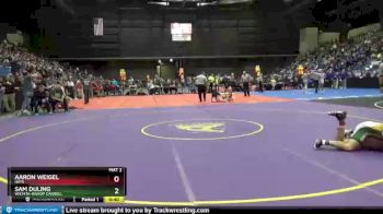 5A - 152 lbs Cons. Round 2 - Sam Duling, Wichita-Bishop Carroll vs Aaron Weigel, Hays