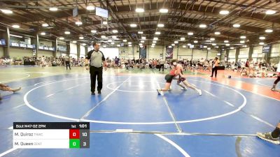 126 lbs Rr Rnd 2 - Maximus Quiroz, Team Nauman Black vs Michael Queen, Central MD Wrestling