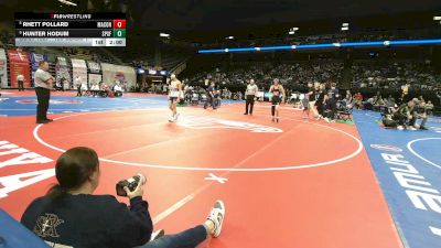 126 Class 1 lbs Champ. Round 1 - Rhett Pollard, Macon vs Hunter Hodum, St. Pius X (Festus)