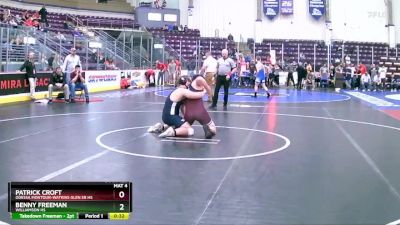 215 lbs Cons. Round 4 - Benny Freeman, Williamson Hs vs Patrick Croft, Odessa Montour-Watkins Glen Sr HS