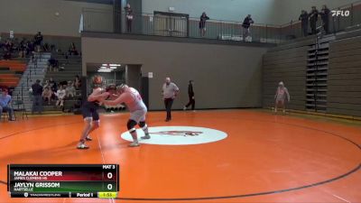 287 lbs Round 1 - Malakai Cooper, James Clemens HS vs Jaylyn Grissom, Hartselle