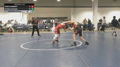 105 lbs Quarterfinal - Kash Clementi, FL vs Ryder Ascherl, PA