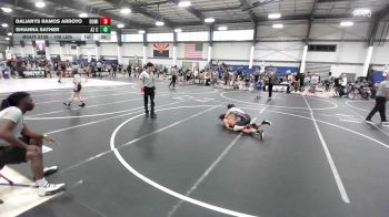 109 lbs Consolation - Dalianys Ramos Arroyo, Dominate Club Wrestling vs Shianna Sather, Az Cross Trained