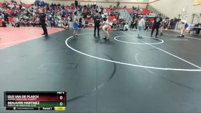 136 lbs Round 2 - Gus Van De Plasch, Ascend Wrestling Academy vs Benjamin Martinez, Steelclaw Wrestling Club