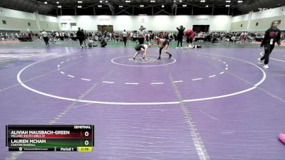 120B Semifinal - Aliviah Mausbach-green, Millard South Girls JV vs Lauren Mcham, Canyon Randall