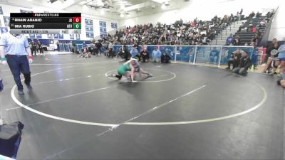 115 lbs Cons. Round 4 - Rhain Aranjo, John Glenn vs Mia Rubio, Royal