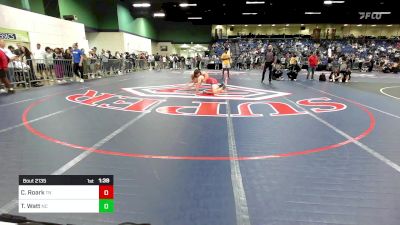 132 lbs Round Of 64 - Casen Roark, TN vs Tyler Watt, NC