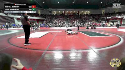 106 lbs Quarterfinals (8 Team) - Gabe Terriquez, BIXBY vs Joshua Borbley, YUKON