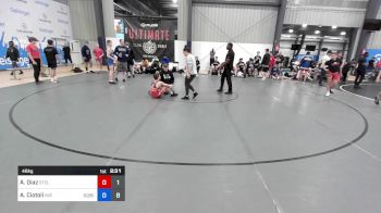 48 kg Quarterfinal - Alex Diaz, Steller Trained Bane vs Anthony Ciotoli, Integrity Wrestling Club