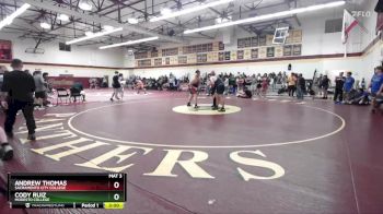 285 lbs Quarterfinal - Andrew Thomas, Sacramento City College vs Cody Ruiz, Modesto College