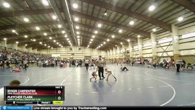 56 lbs Quarterfinal - Ryker Carpenter, Trail Blazer Wrestling Club vs Fletcher Clark, North Montana Wrestling Club