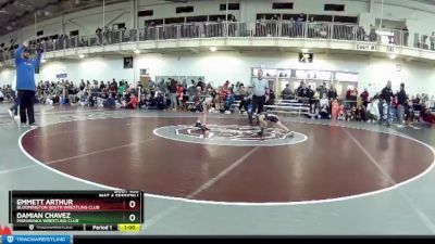 43 lbs Cons. Round 5 - Emmett Arthur, Bloomington South Wrestling Club vs Damian Chavez, Mishawaka Wrestling Club