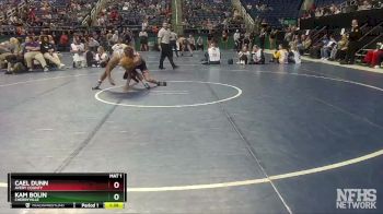1A 170 lbs Semifinal - Kam Bolin, Cherryville vs Cael Dunn, Avery County