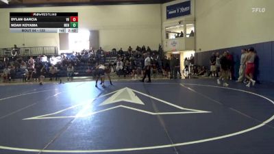133 lbs Cons. Round 1 - Noah Koyama, Menlo College vs Dylan Garcia, Victor Valley College