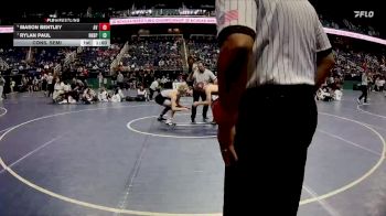 1A 144 lbs Cons. Semi - Mason Bentley, Avery County High School vs Rylan Paul, Northside High School (Pinetown)