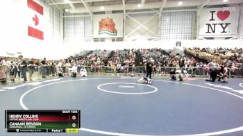 56 lbs Cons. Round 2 - Henry Collins, Victor Wrestling Club vs Canaan Benson, Cobleskill CR Dawgs