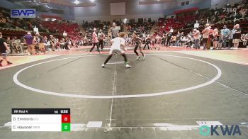 62 lbs Rr Rnd 4 - Olivia Emmons, Grove Takedown Club vs Camberleigh Hausner, Sperry Wrestling Club