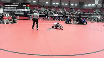 138 lbs 4th Place Match - Sebastian Ramos, Coppell vs Braden Trang, Southlake Carroll