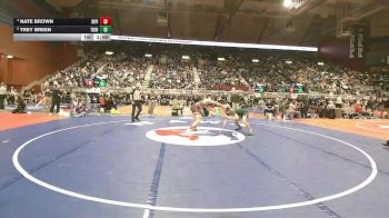 2A-144 lbs Semifinal - Nate Brown, Big Piney vs Trey Breen, Tongue River