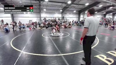 126 lbs Placement Matches (16 Team) - Garrett Henderson, Torrington vs Reid DeKruif, Berthoud