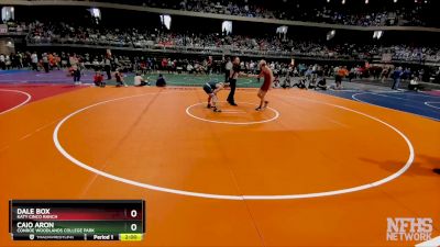 6A 126 lbs Quarterfinal - Caio Aron, Conroe Woodlands College Park vs Dale Box, Katy Cinco Ranch