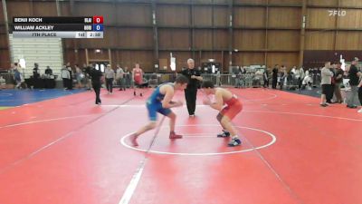 160A lbs 7th Place - Benji Koch, Blair Academy vs William Ackley, Gorilla Grapplers Inc
