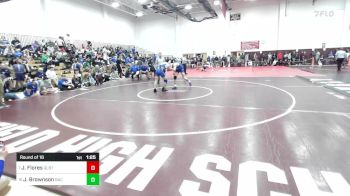 182 lbs Round Of 16 - Joshua Flores, Gilbert vs Jonah Brownson, Bacon Academy