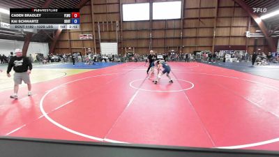 132B lbs Rr Rnd 2 - Caden Bradley, Flwc vs Kai Schwartz, Southside/staples
